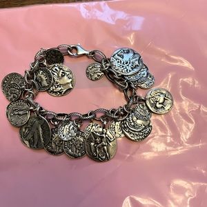 Silpada sterling charm bracelet